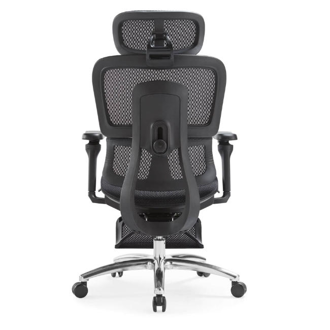 Ghế công thái học full lưới có gác chân giá rẻ: CTH27 - $hienthicat